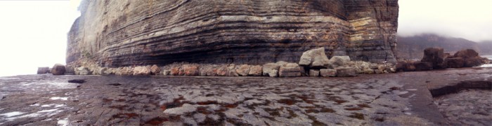 Shipsterns Bluff cliff face