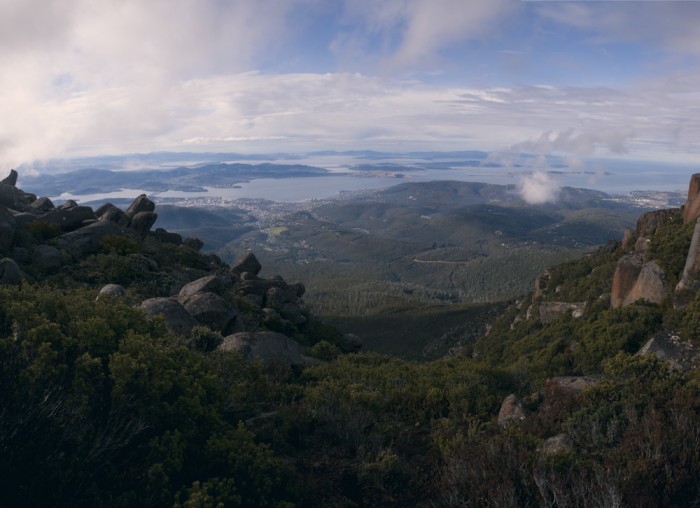 View from Mt Wellington