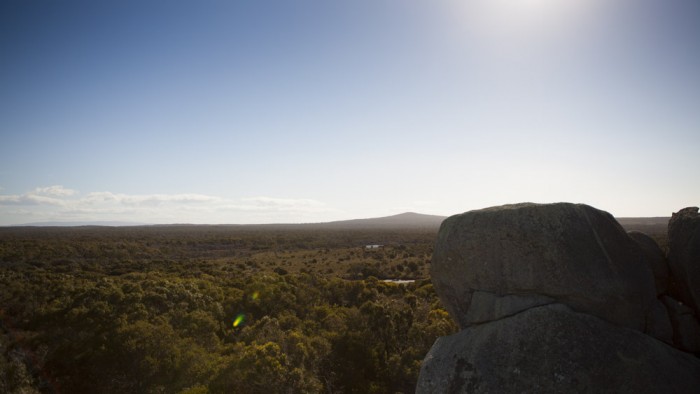 View towards Mount Williams