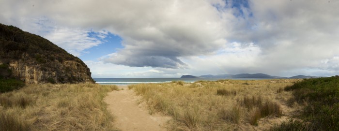 Coming out onto Neck Beach