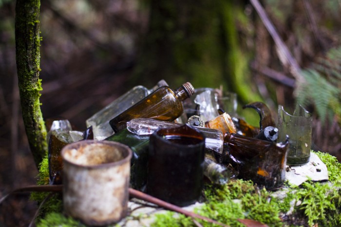 Some of the site's many artefacts.