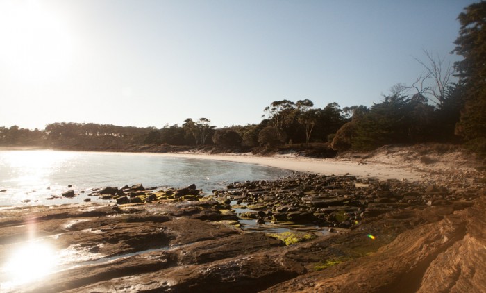 Hopground Beach near the Painted Cliffs