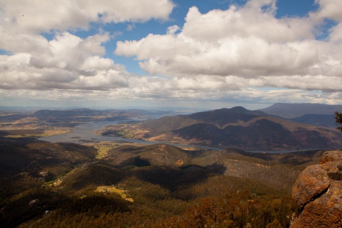 View south from Mount Dromedary